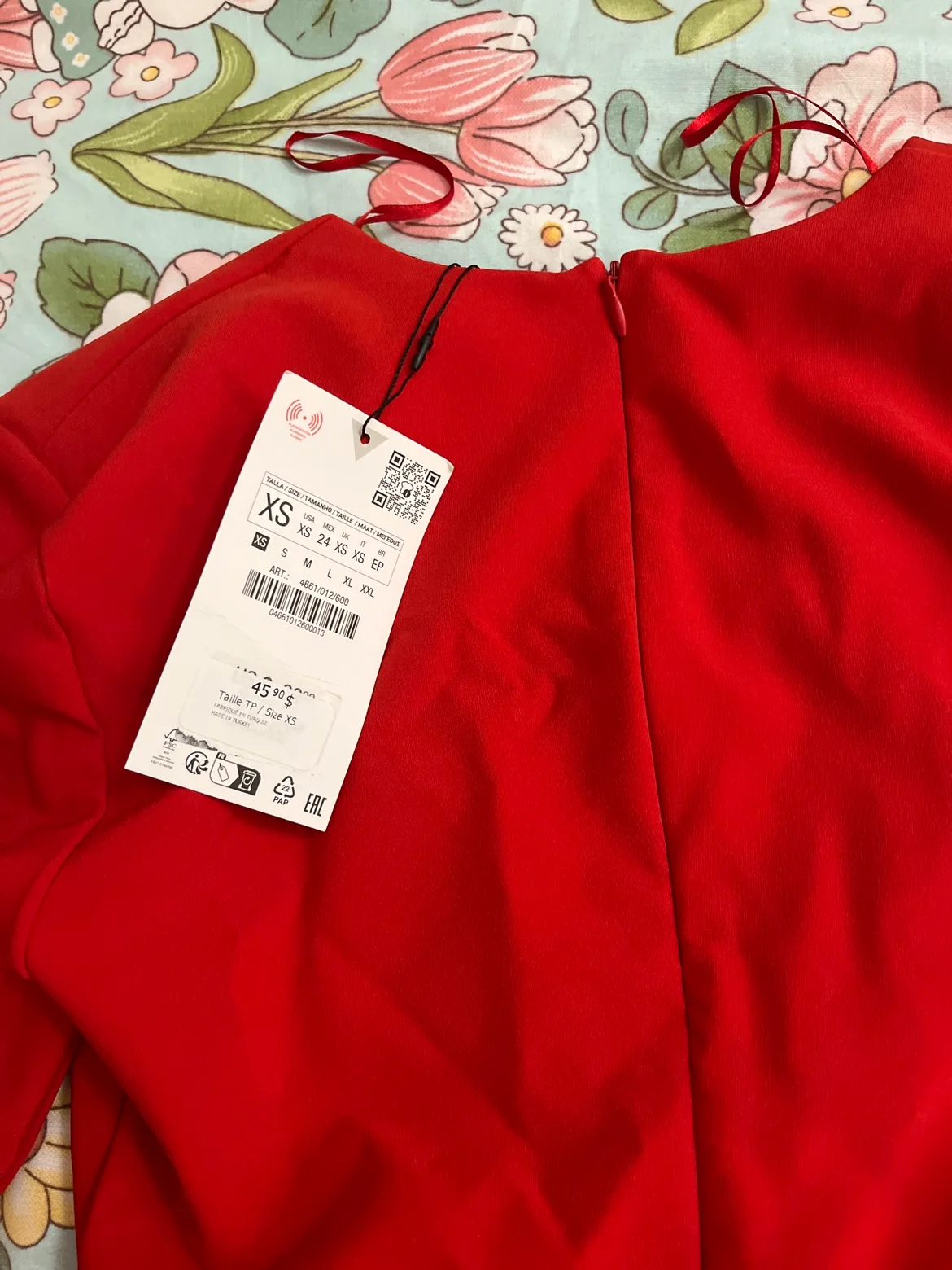 Zara Red Bodysuit image indicator(2)