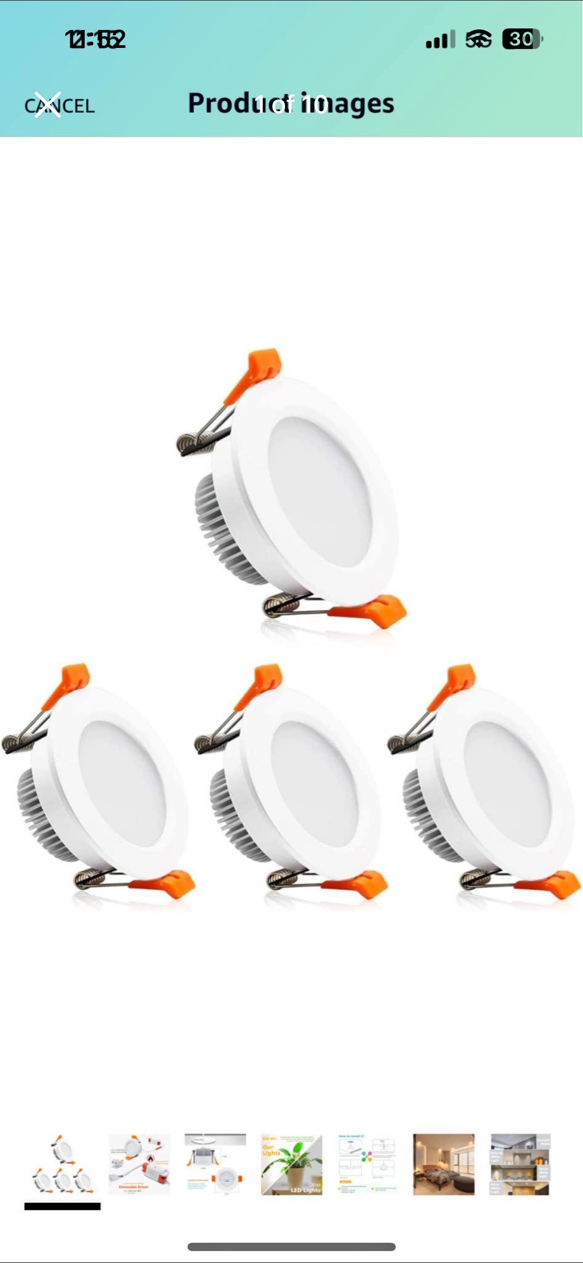 4-Pack 2” LED Downlights