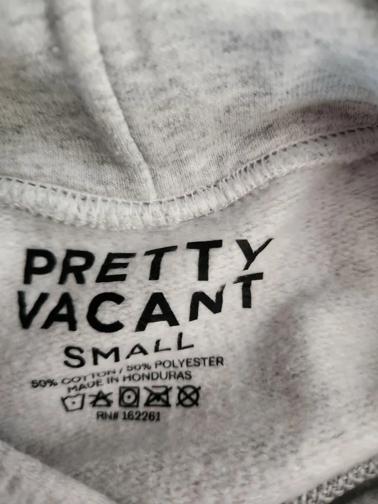Pretty Vacant Grey Floral Hoodie image indicator(2)