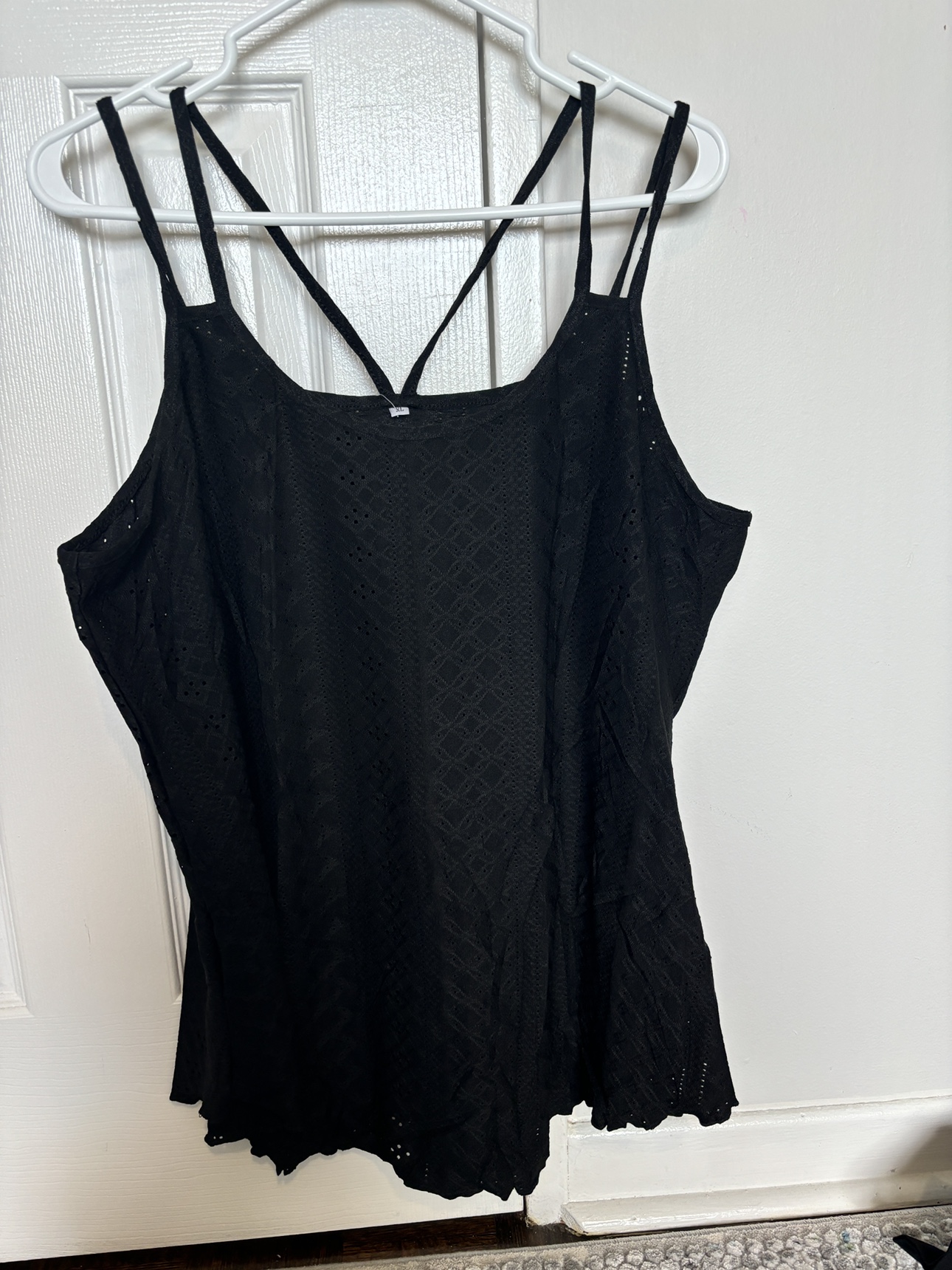 Black Strappy Tank Top