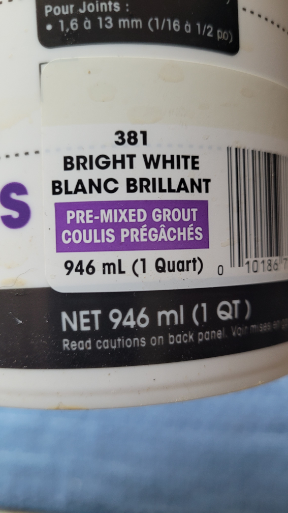 Grout - Pre-Mixed - bright white - photo 3