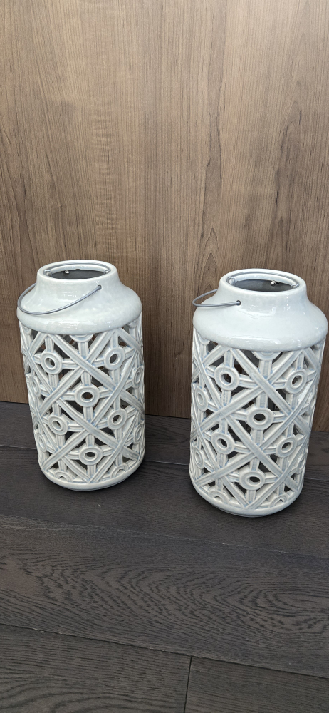 light blue Ceramic Lanterns - photo 2