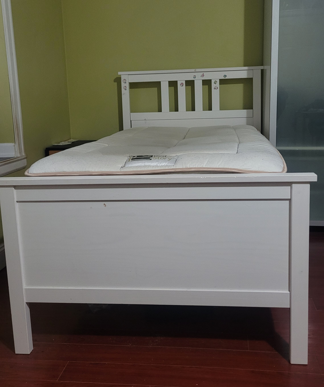 IKEA White Twin Bed Frame
