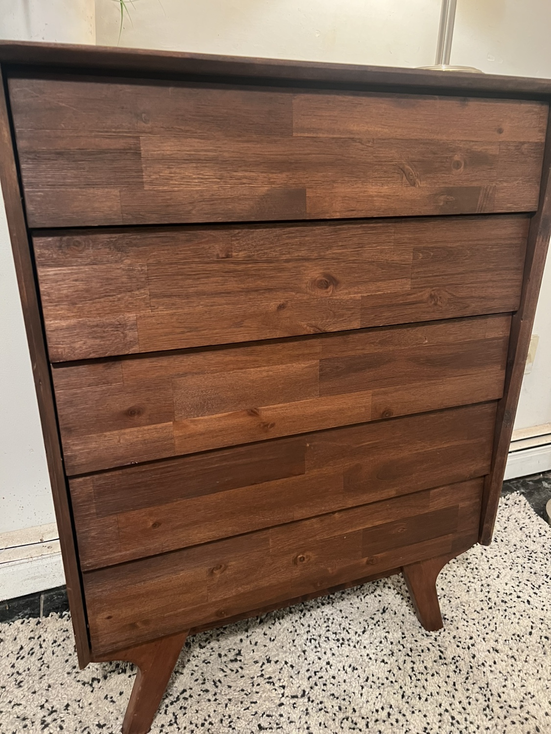 Mid-Century Style Rustic 5 Drawers Dresser - Delivery Available - photo 2