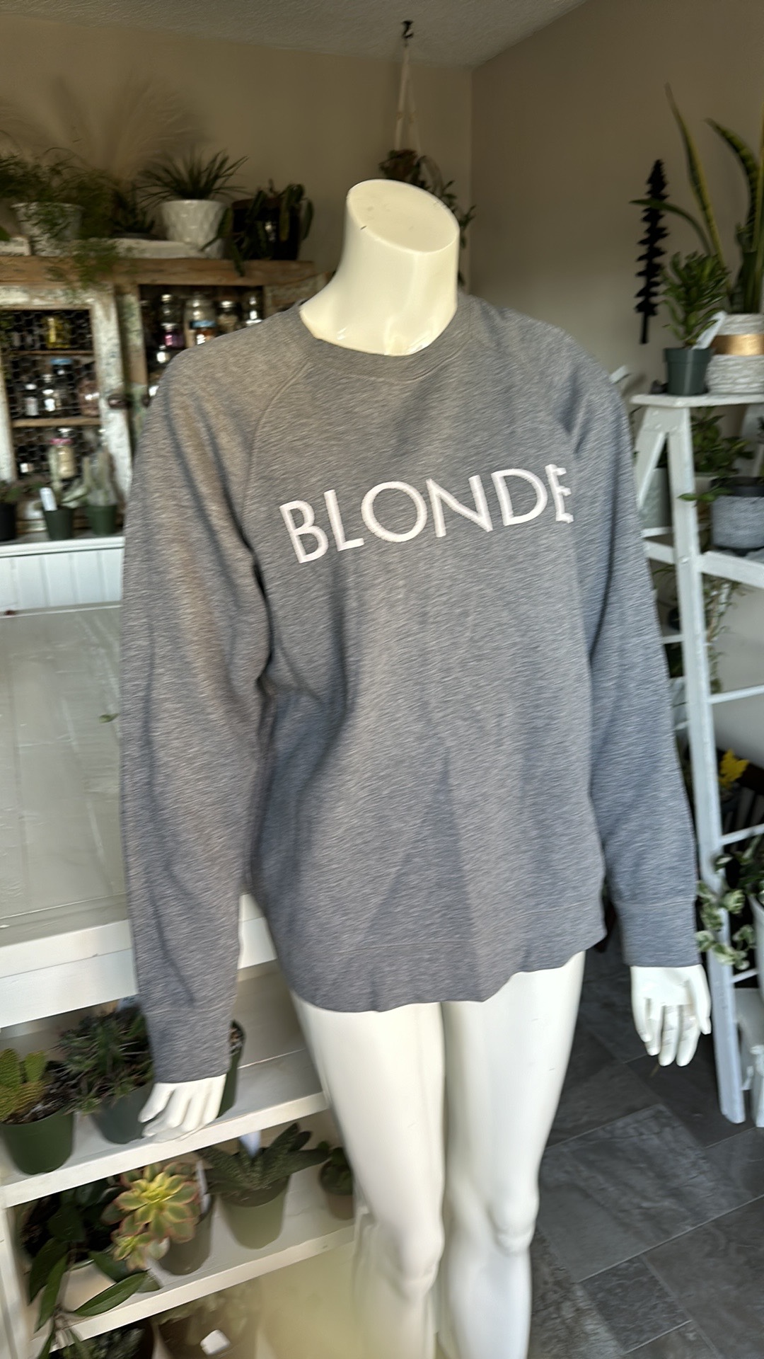 Grey Blonde Sweater