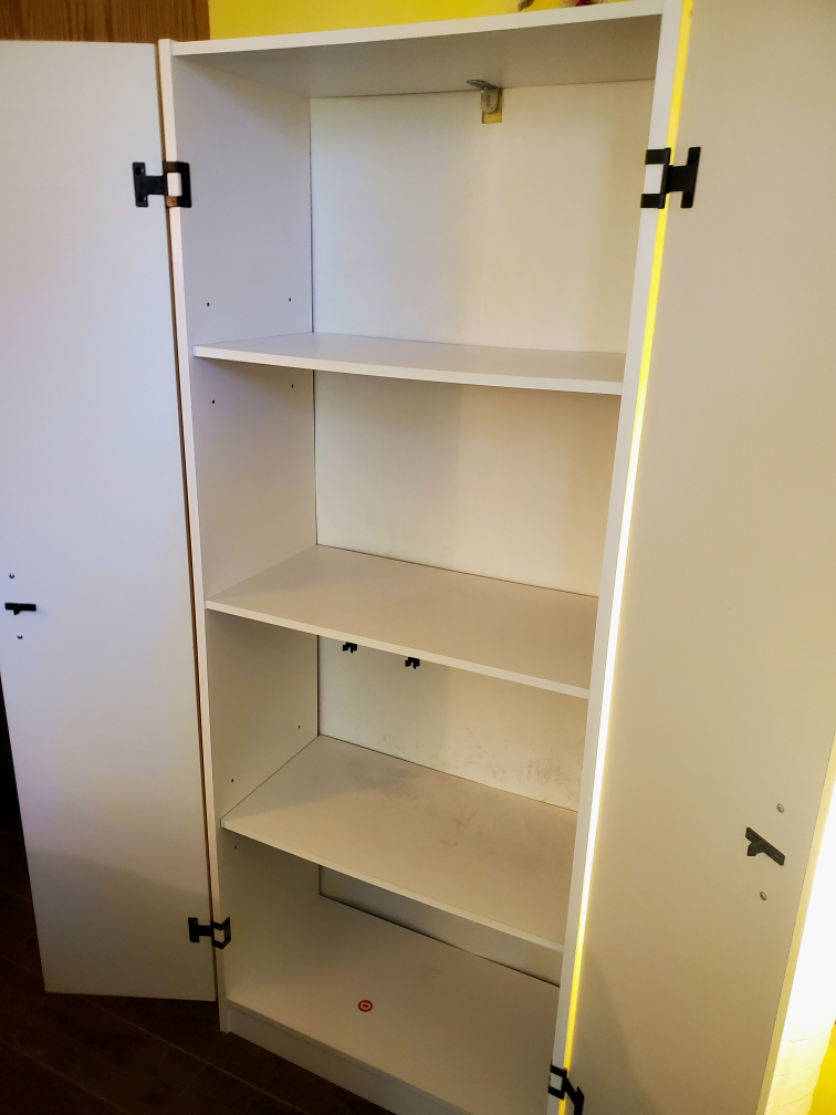 White Storage Cabinet - photo 4