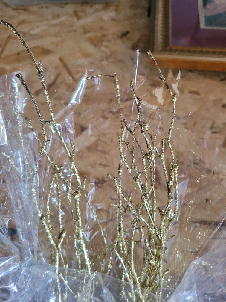 25 inch Glitter Branches-  Red, Dark Gold, Bright Gold - $10 ea - photo 5