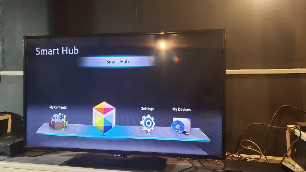 Samsung 55" LED TV image indicator(2)