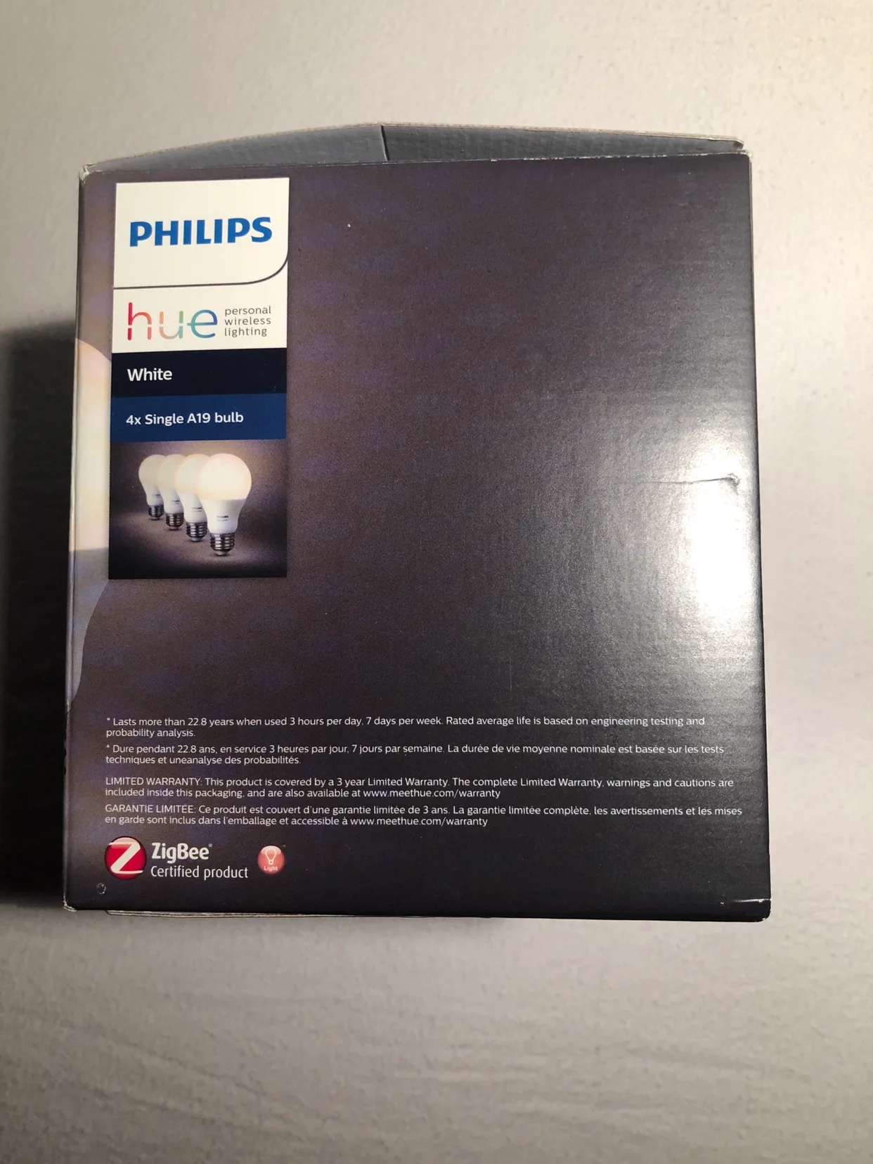 Philips Hue White A19 Light Bulbs 4pak image indicator(2)