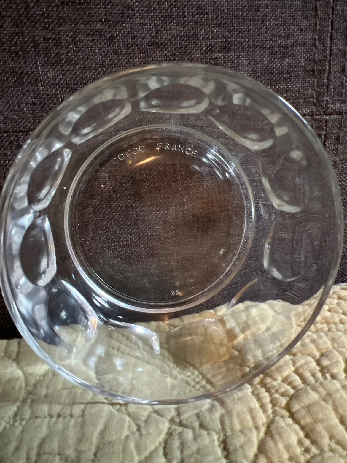 Retro 70s Arcoroc France 23 Set of 4 Glass Bowls image indicator(3)