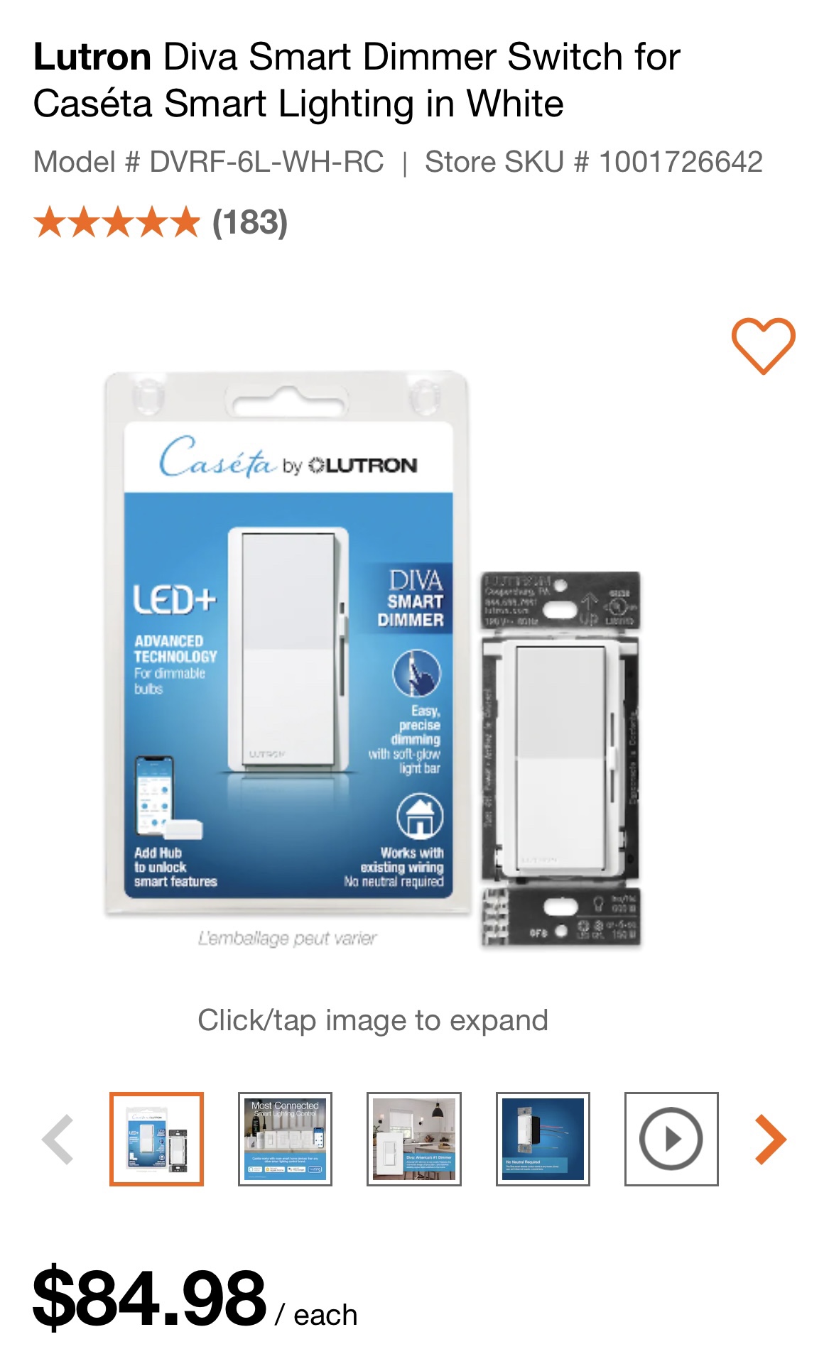 Lutron Diva Smart Dimmer Switch - photo 3