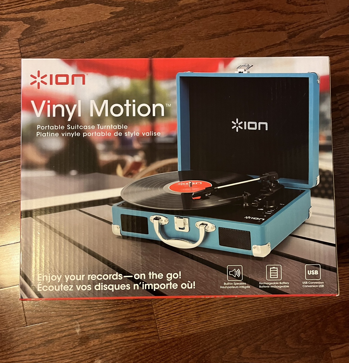 ION Vinyl Motion Portable Suitcase Turntable