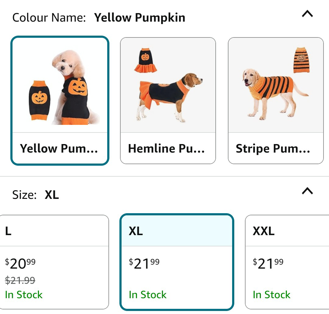 NEW!   Pumpkin Dog Sweater - photo 4