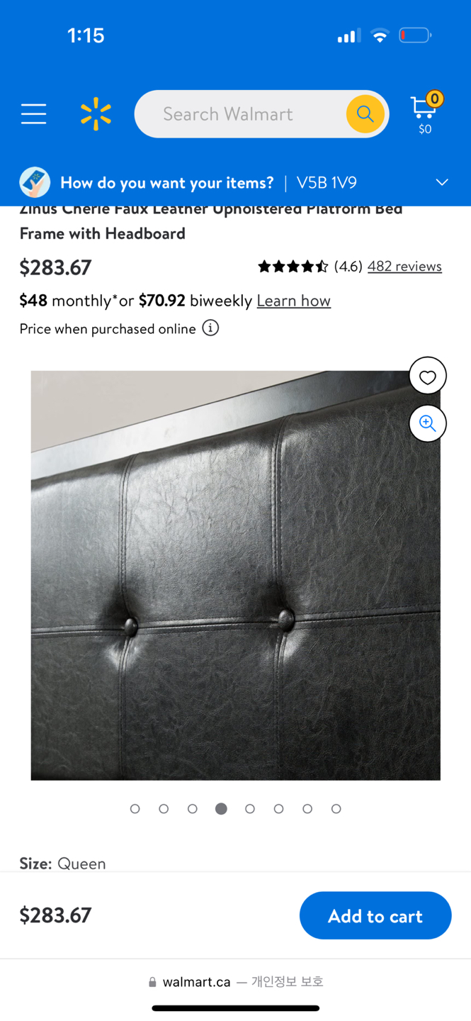 Queen size bed frame - photo 2