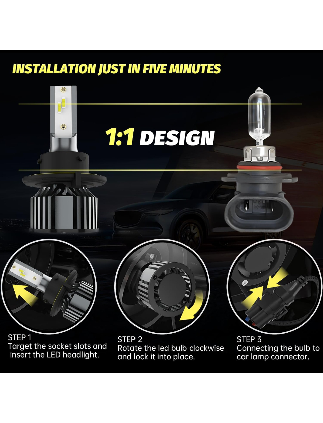 LED Headlight Bulbs+LED Fog light bulb - photo 4
