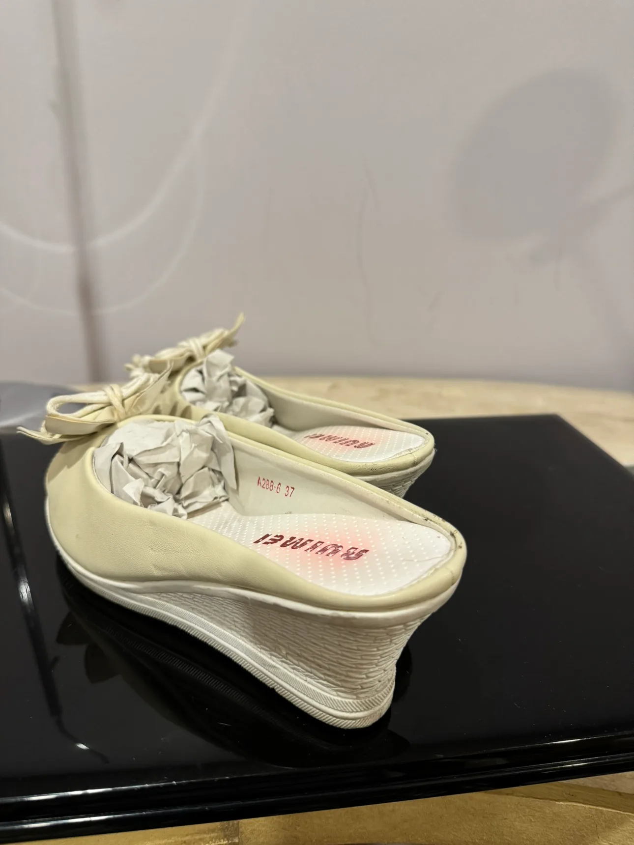 White Wedge Sandals image indicator(3)