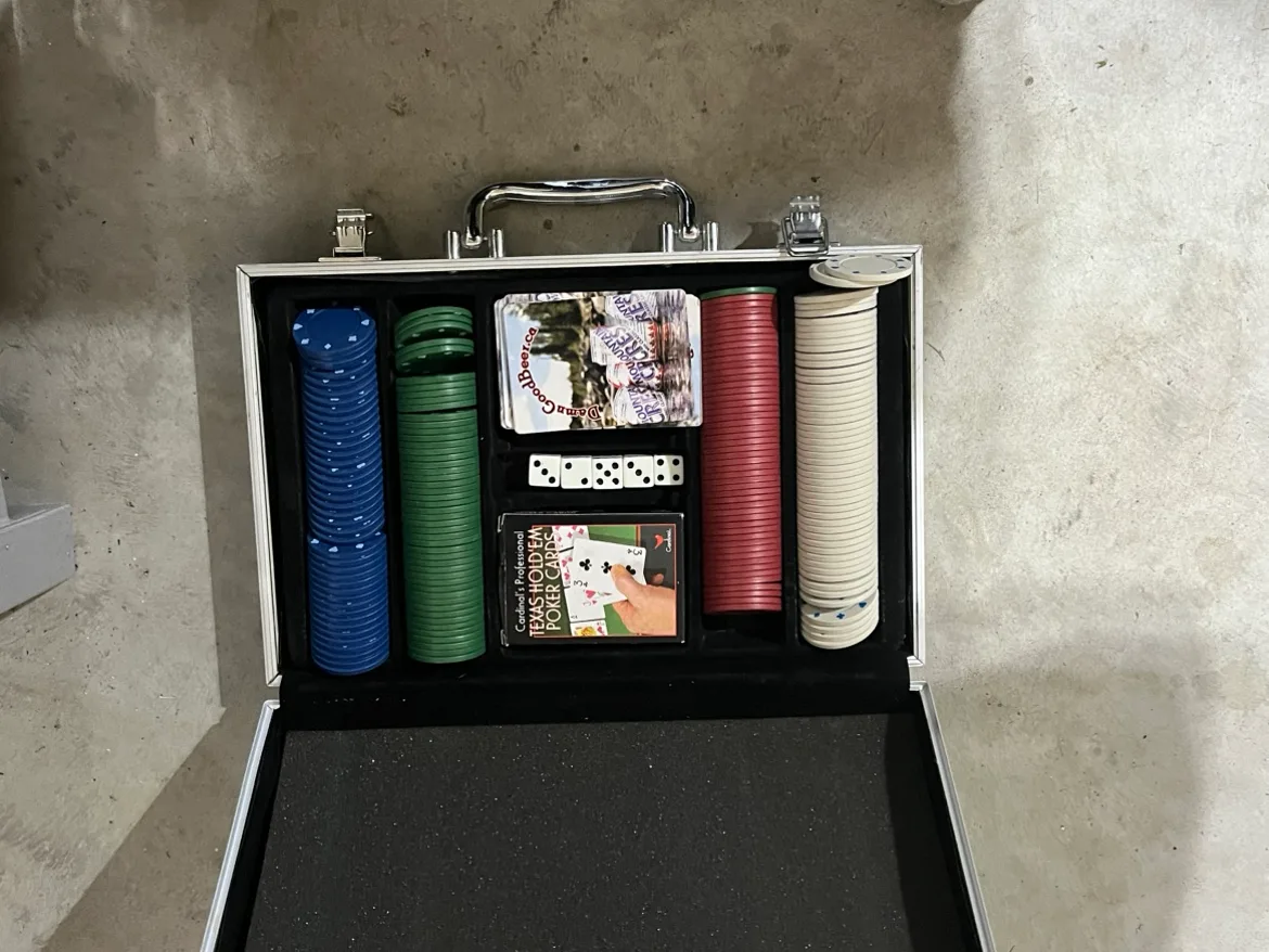 Poker Set in Case