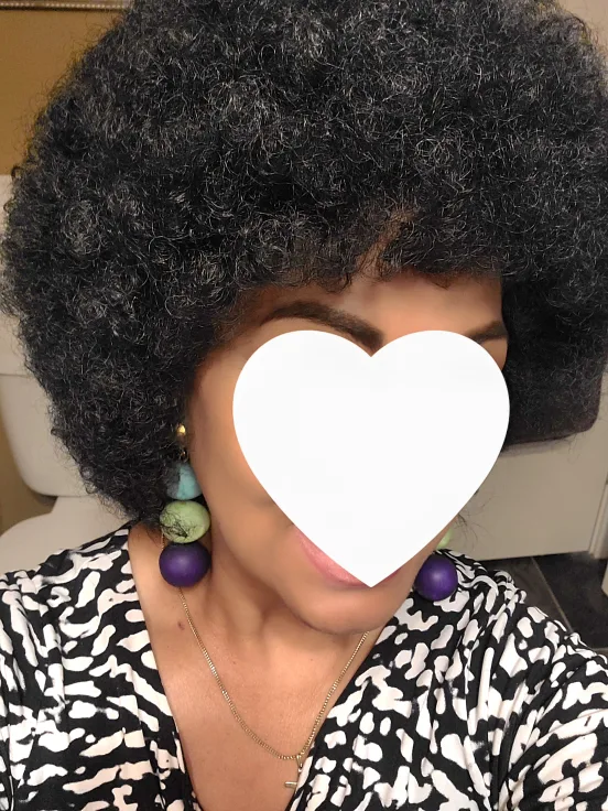 #freecycle..short afro curly wig thumbnail