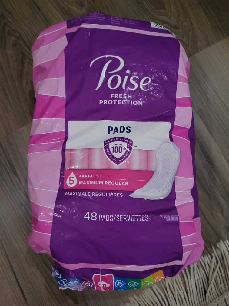Poise Fresh Protection Maximum Regular Pads - 48 Count