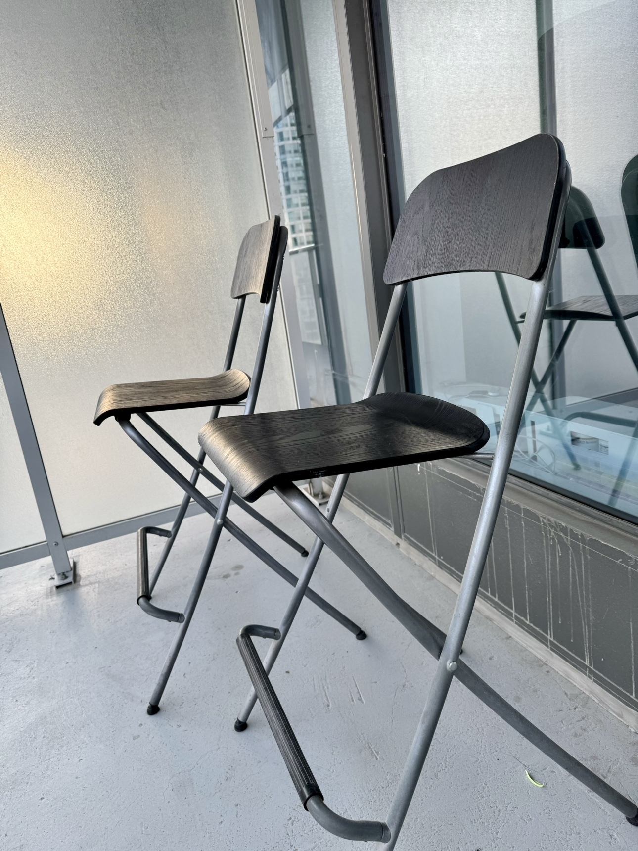 Set of 2 High Bar Stools - photo 3
