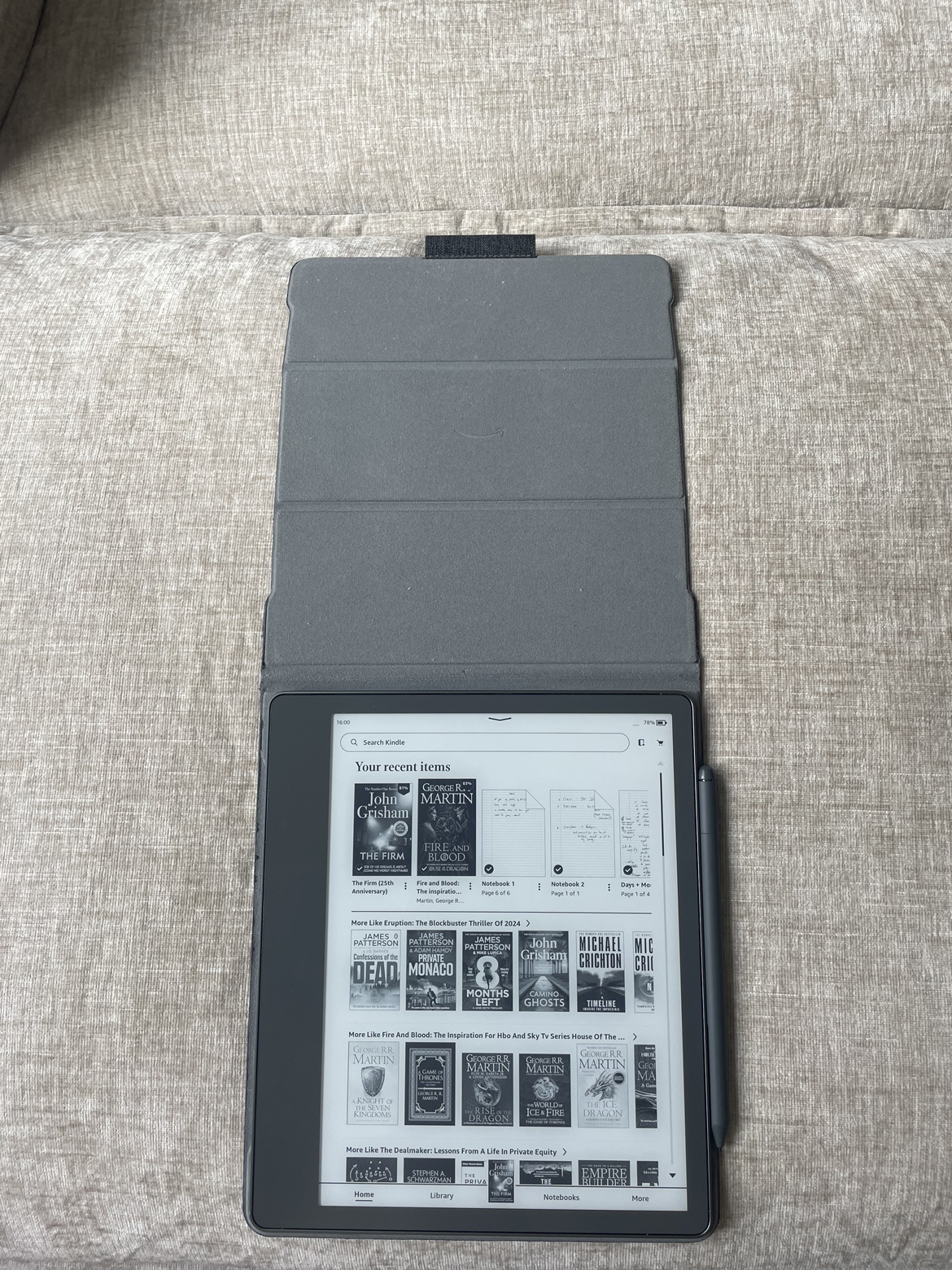 Kindle Scribe (64gb) with Kindle Cover and Premium Stylus - photo 2
