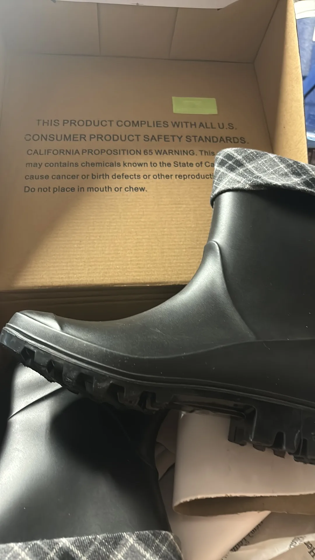 Henry ferrera Black Rubber Rain Boots image indicator(4)