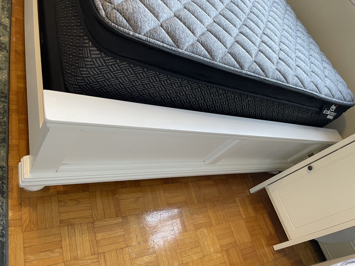 Queen Size Bed Frame with mattress and box spring - photo 5