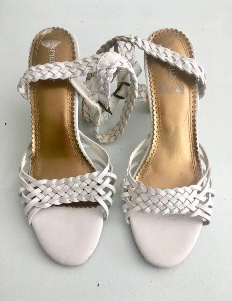 White Braided Wedges image indicator(2)
