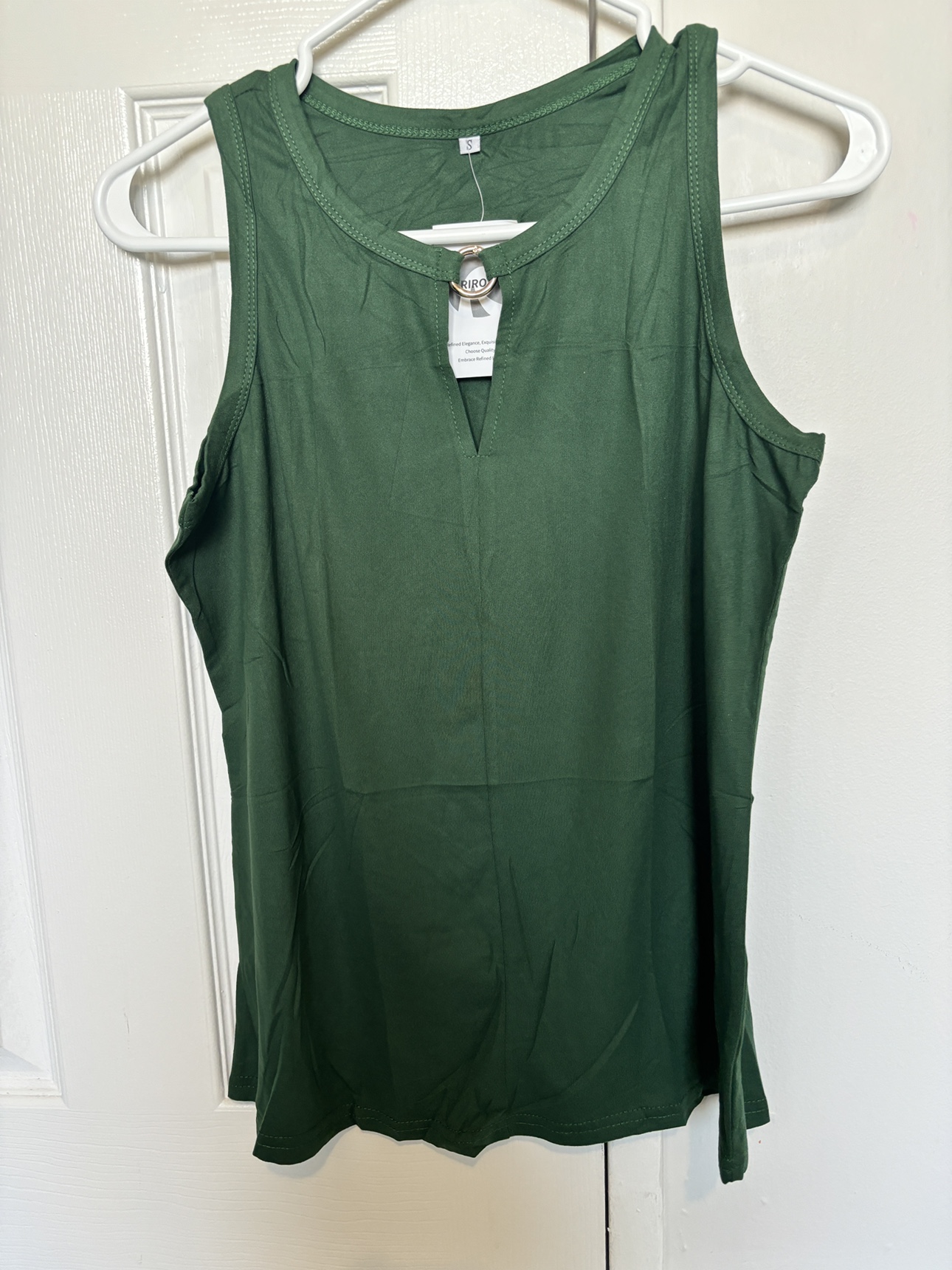 Green Tank Top Size Small