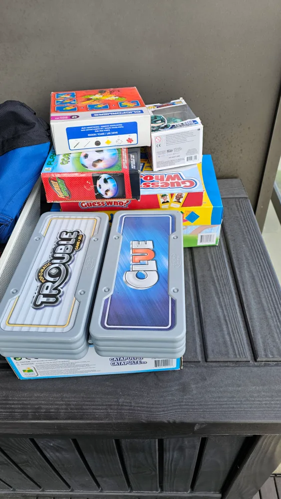 Board Games Bundle - Clue, Trouble, Guess Who, More thumbnail
