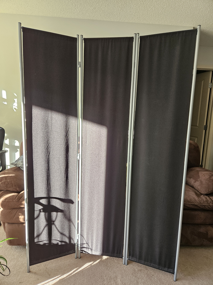 2 Black Room Divider - photo 2
