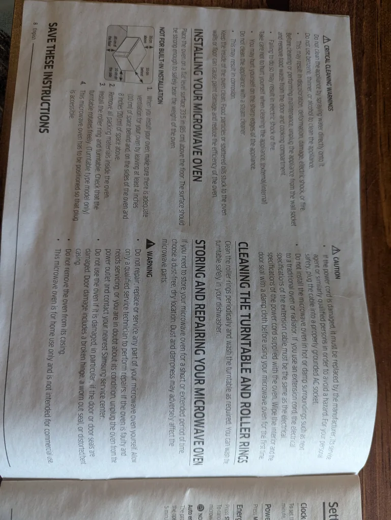 Panasonic microwave image indicator(4)