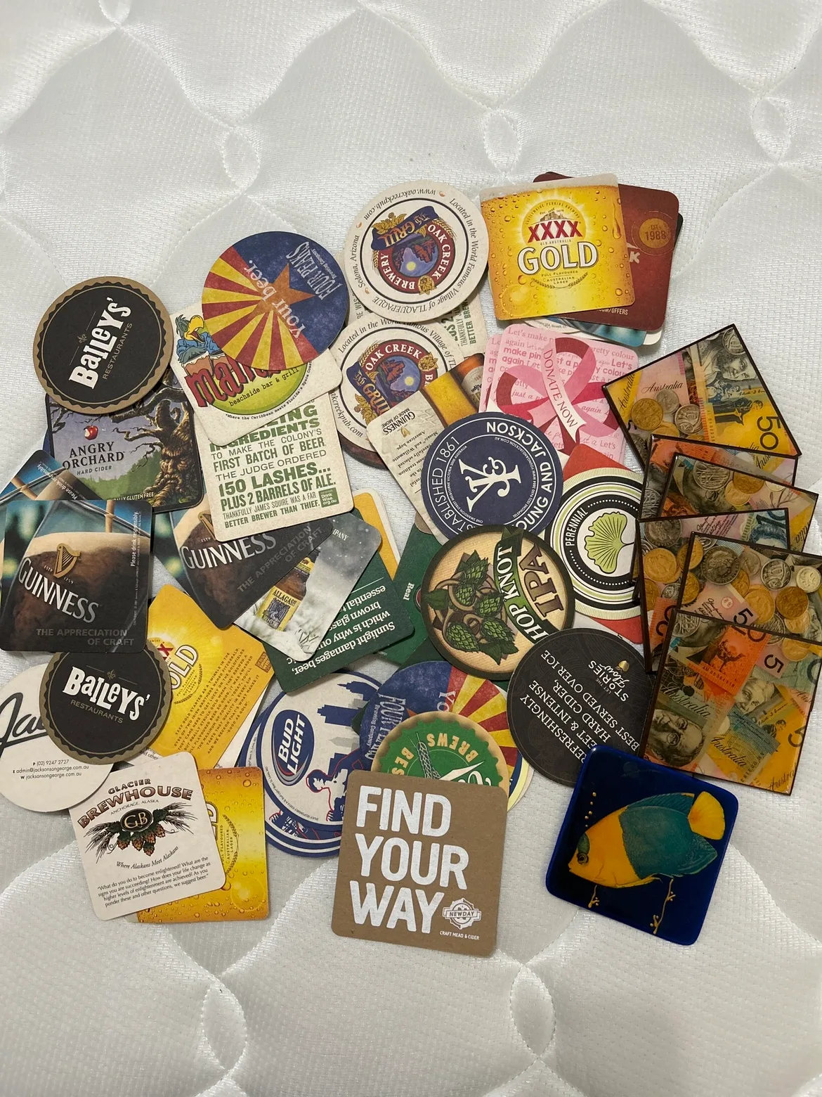 Collection of Dozens of Beer Coasters #freecycle thumbnail