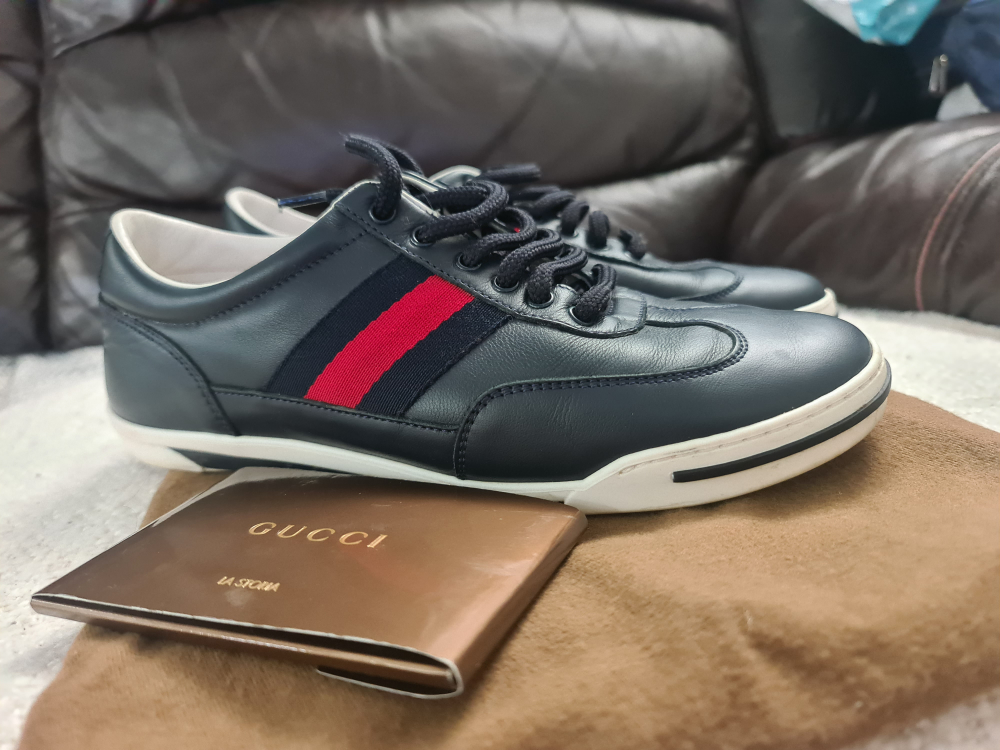 Gucci Leather Trainers Shoes - photo 4