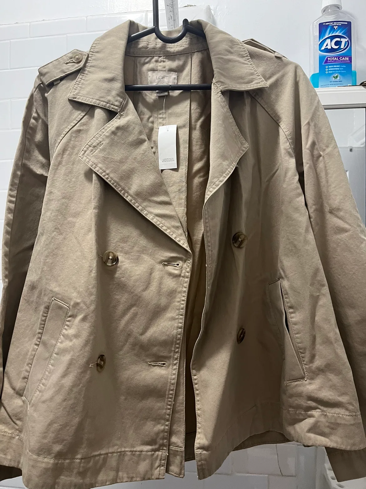 LOFT Double Breasted Jacket Trench image indicator(8)