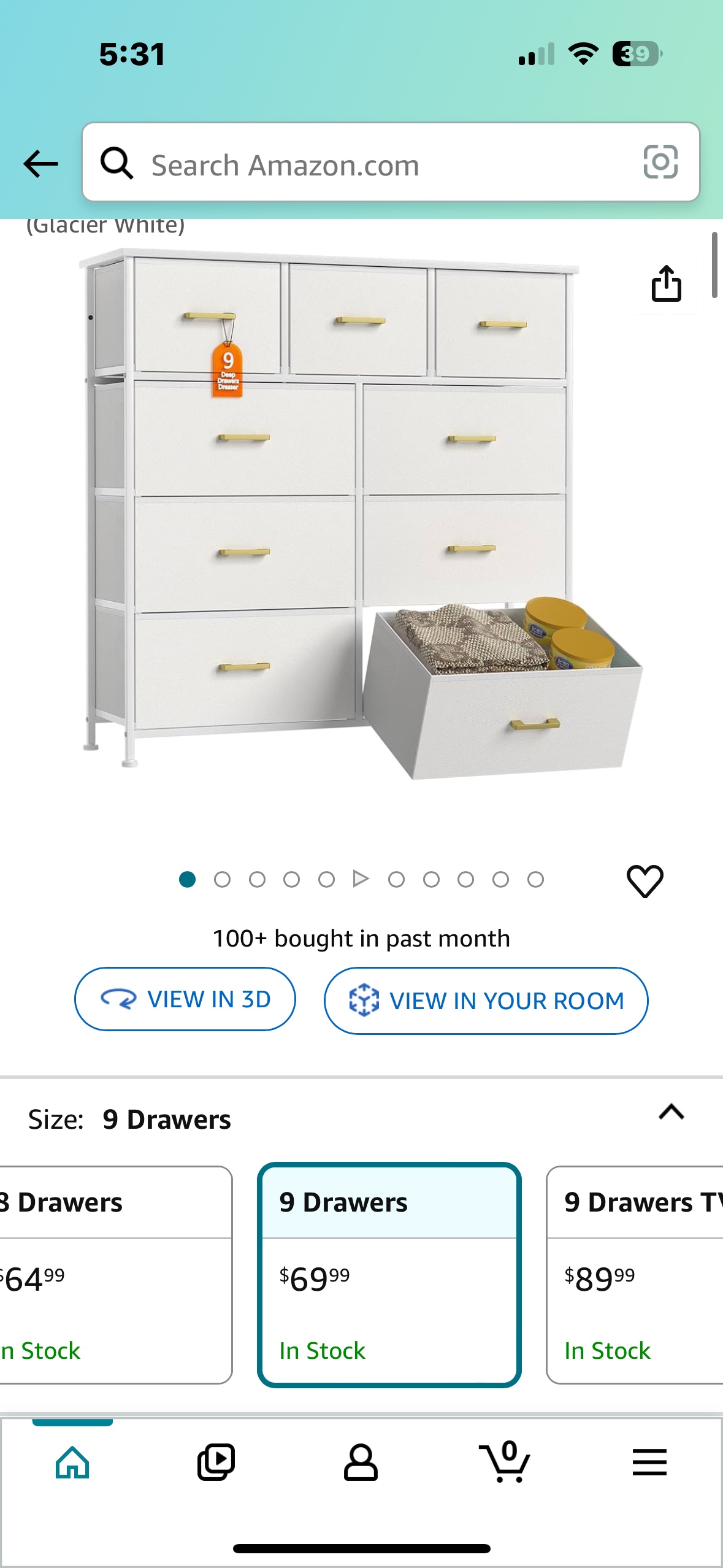 9 Drawer Dresser, new in a box