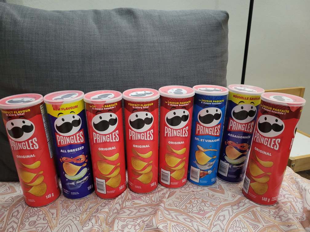 Pringles $2 each