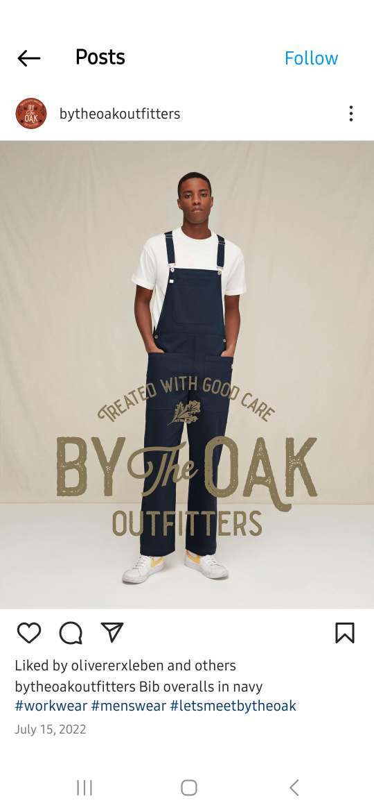 [NEW] Men's Streetwear Overalls - Large