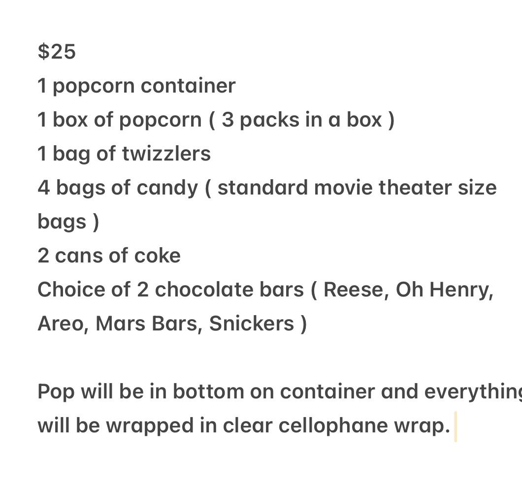Movie Night Gift Basket - photo 2
