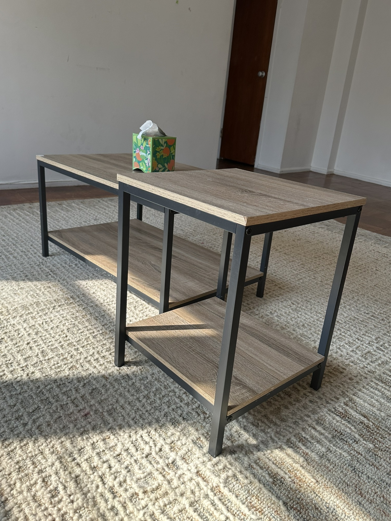 Two Tier Coffee Table & End Table Set - photo 5