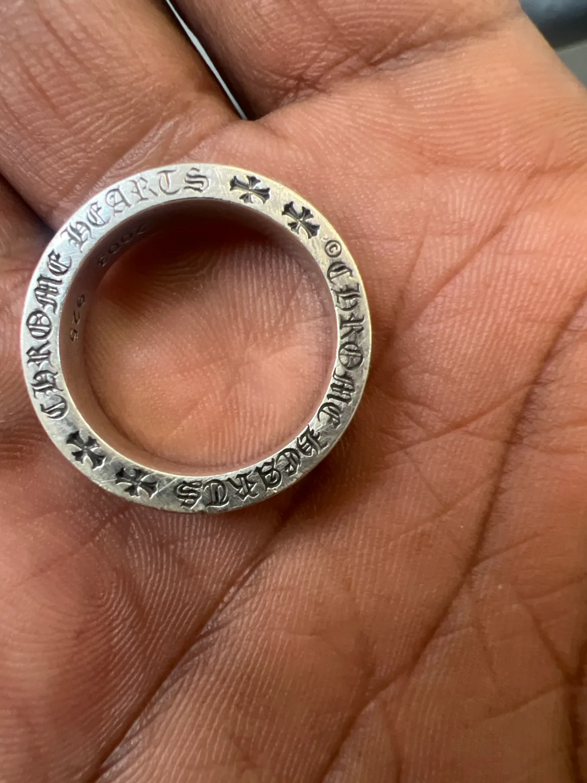 Chrome Hearts Cross Band Ring