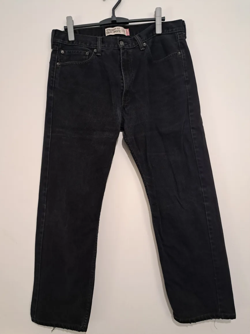 34x30 vintage Levi's straight fit 505 black jeans thumbnail