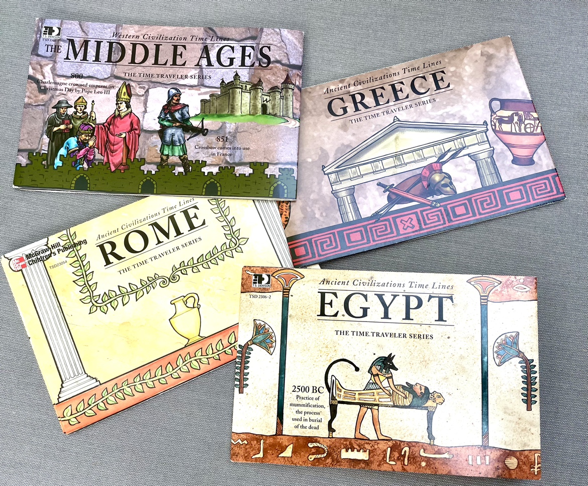 ANCIENT CIVILIZATIONS TIME LINES FROM THE TIME TRAVELER SERIES