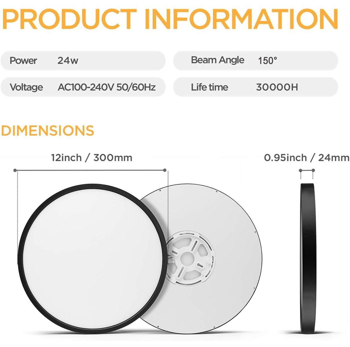 TALOYA Moon LED Ceiling Light - photo 3