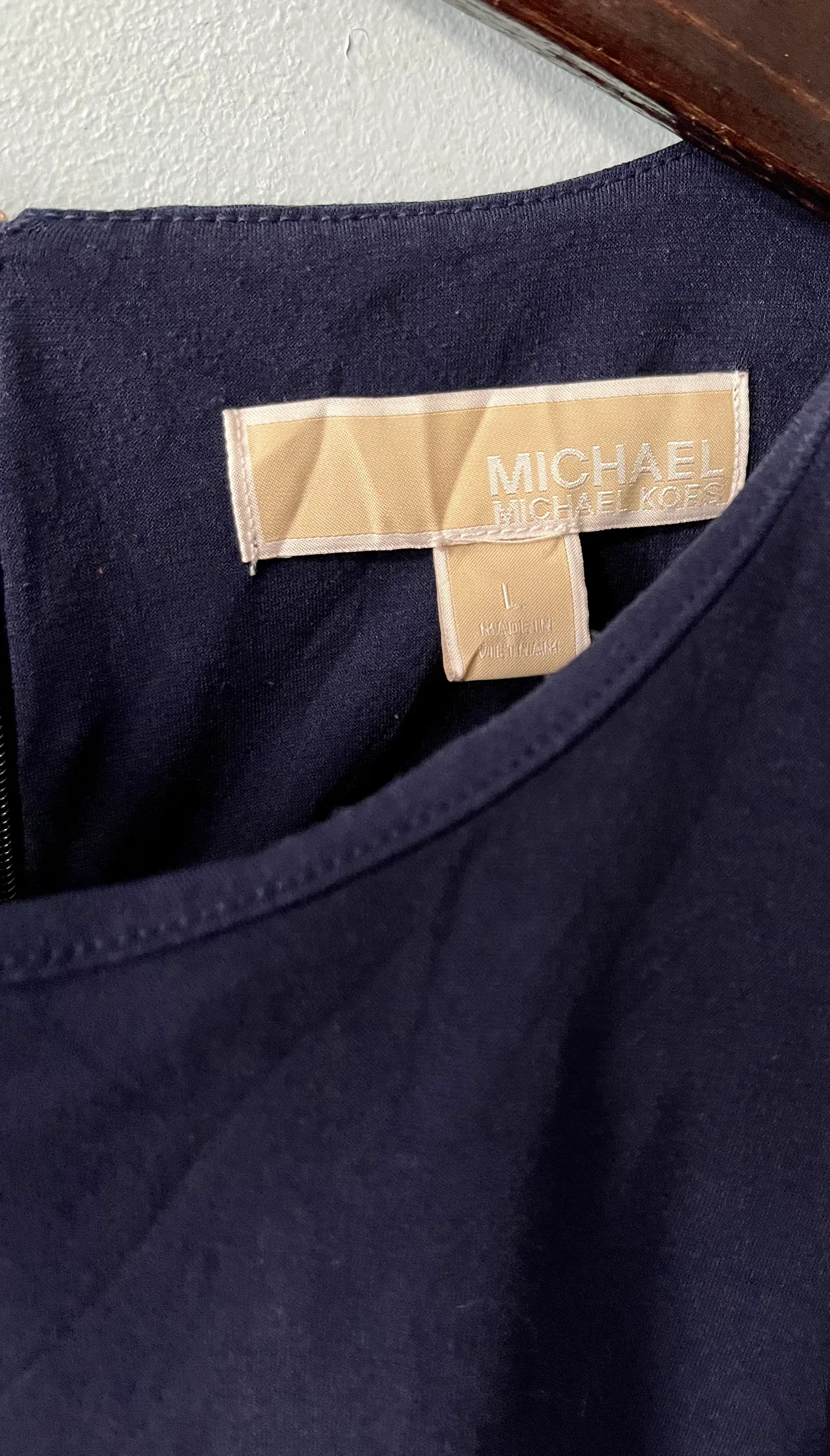 Michael Kors Blue Floral Dress image indicator(3)