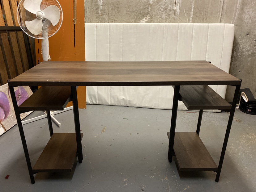 Desk- Wood and Metal
