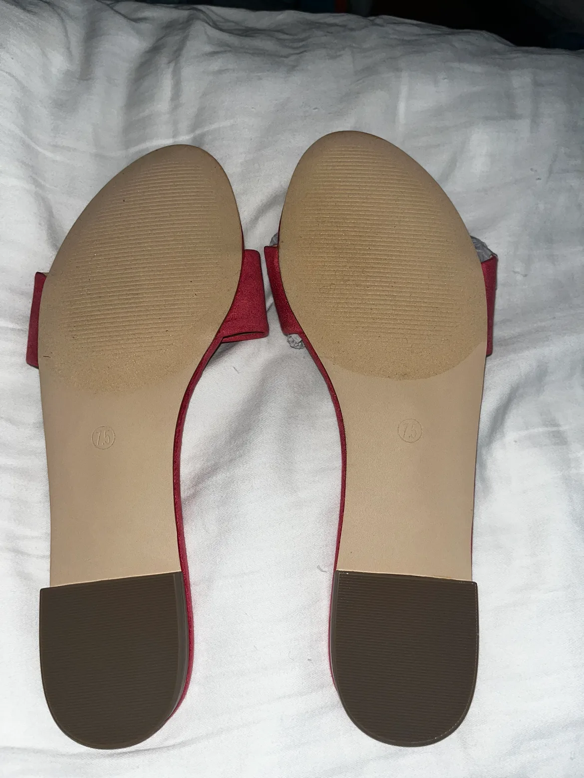 LOFT Pink Suede Slides image indicator(4)