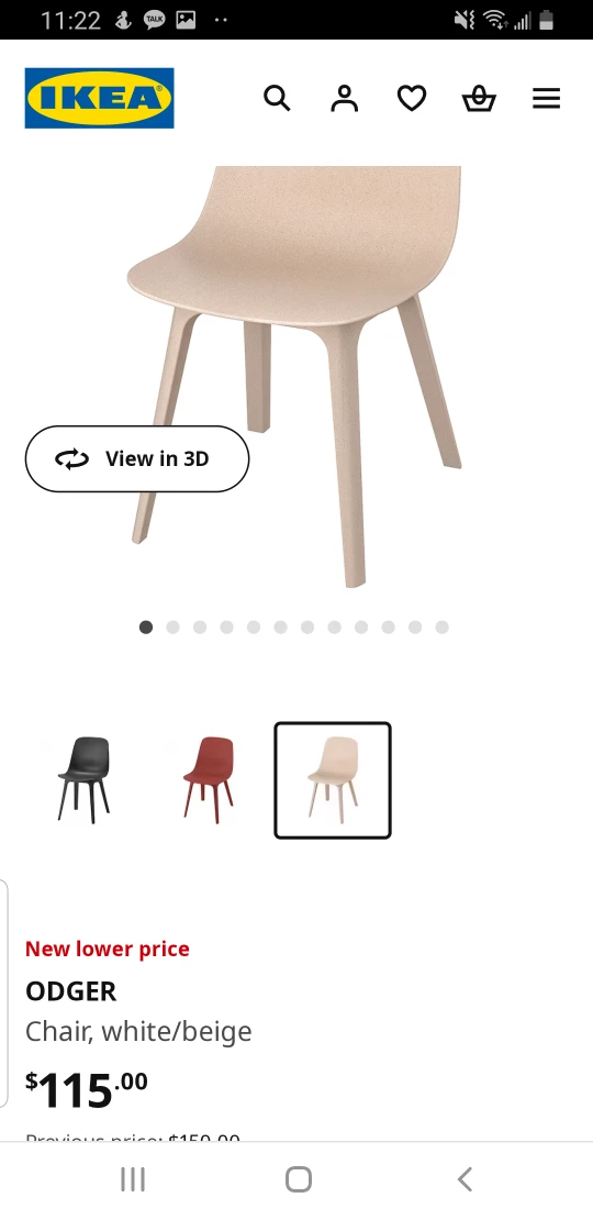 Set of 3 White Dining Chairs - photo 2