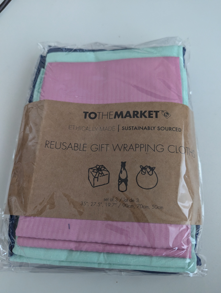 To the Market Reusable Gift Wrapping Cloths