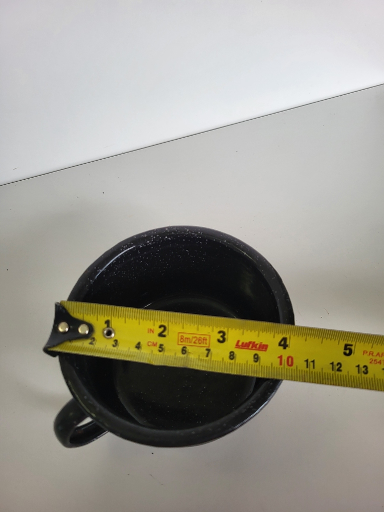 Black Enamel Mug - photo 2